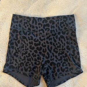 Vitality Cloud Leopard Print Shorts